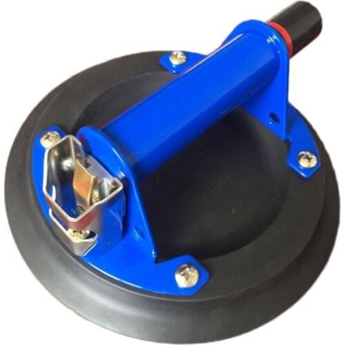 8" Vacuum Suction Cup Metal Handle Heavy Duty Hand-held Vacuum Panel Liftfor Granite & Glass Lifting