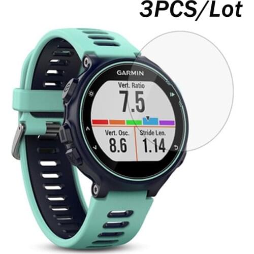 3Pcs/Lot For Garmin 735XT Tempered Glass 9H 2.5D Premium Screen Protector Film For Garmin Forerunner 735XT 735 XT SmartWatch