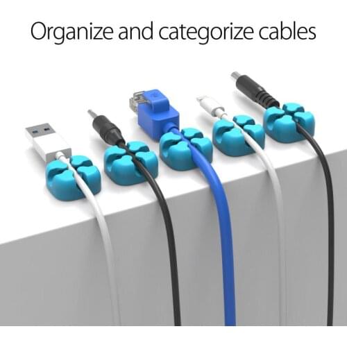 1/3pcs Colored Cable Winder Wire Organizer USB Cable Earphone Holder Cord Management Protector
