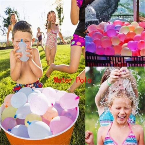 111pcs Water Polo Balloons Party Supples With Refill Quick Easy Kit Latex Water Bomb Balloons Fight Games For Kids Adults Faovr
