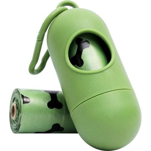 5 Roll Pet Dog Pooper Scoopers Bags Collector Scoop Holder Puppy Cat Scooper Bag Small Rolls Outdoor Clean Pets Supplies