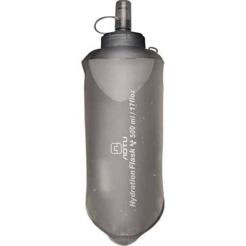 500ml Folding Portable Silicone Collapsible Water Cup Retractable Anti-Slip Outdoor Handcup RERI889