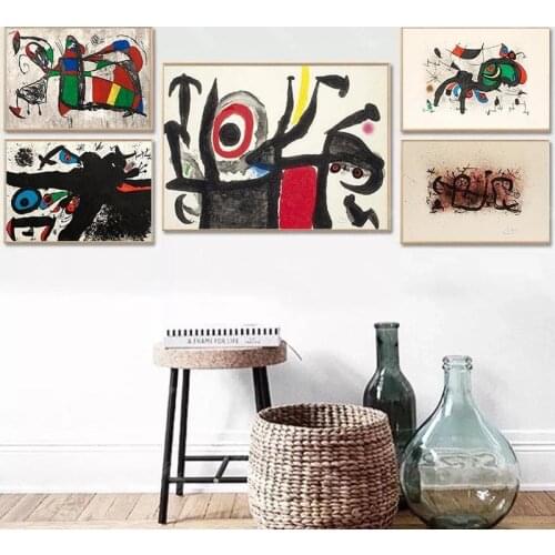 Abstract Color Poster Spanish Canvas Painting and Modern Print Wall Artist Home Decoration Decorations for For Living Room Home