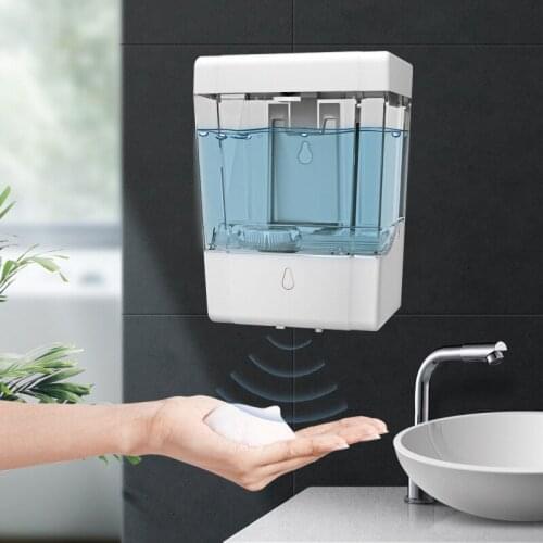 Automatic Wall Mounted Foam Soap Dispenser Rechargeble IR Sensor Touchless Liquid Hand Washer For Toilet Kitchen Washing Machine
