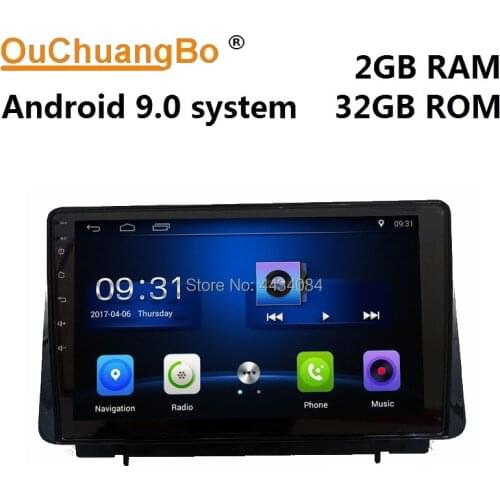 Ouchuangbo car head unit stereo gps nav for Ford Focus 2019 support USB SWC mirror link bluetooth 1080P Video android 9.0 OS