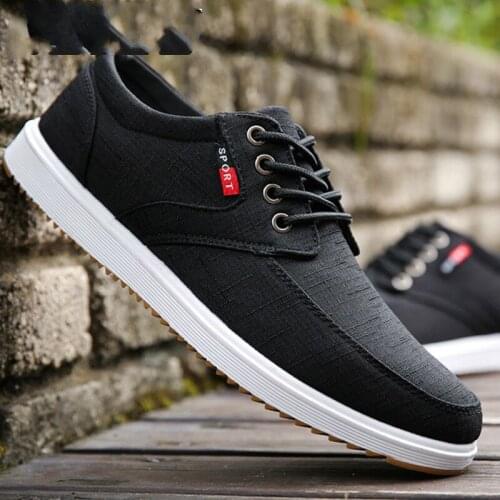 Brand Mens Canvas Casual Shoes Classic Fashion Male Lace up Flats Men Flat Heel Sneakers tenis masculino lightweight MC-102