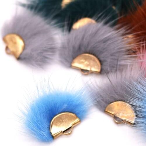 14Colors tassels,real fur mink,jewelry accessories,handmade,earrings accessories,jewelry making,diy earrings,10pcs/lot