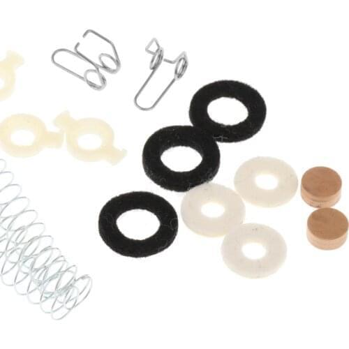 Set of 16 Trumpet Valve Repair Kit with for Trumpet Cornet Musical Instrument Maintenance Replacement Accessories