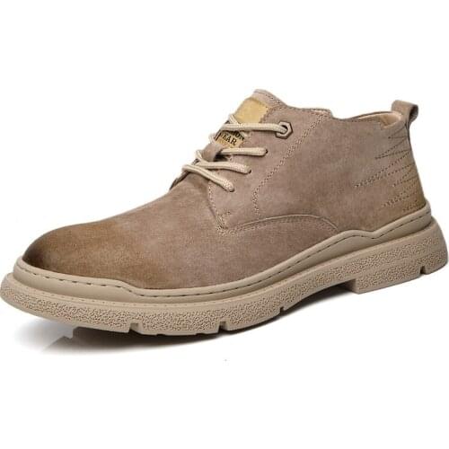 New Hiking Shoes for Men Work Boot Zapatos Casuales De Los Hombres Winter Sneakers for Men Work Footwear Sneakers Man