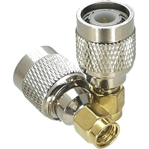 TNC male plug to SMA male plug RF coaxial adapter connector
