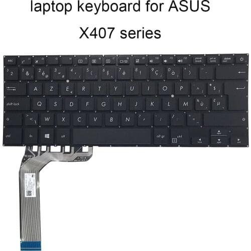 BE CH Replacement keyboards for ASUS X407 UA X407U X407UF Belgium China black laptop keyboard ASM17A7 0KNB0 F103TW00 brand new