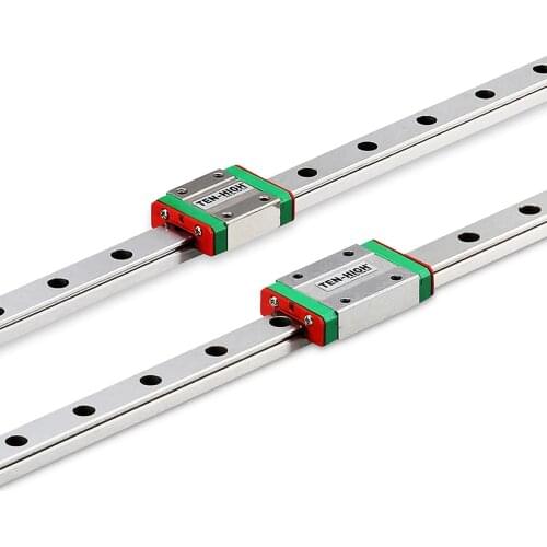 Ten high mgn7 miniature linear rail for CNC guide rails 1PCS + mgn7h linear carriage block 200mm 350mm 600mm 800mm free shipping