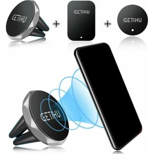 Universal Magnetic Phone Holder for Redmi Samsung Huawei in Car GPS Air Vent Mount Magnet Stand Car Phone Holder for iPhone 11