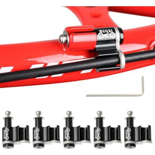Bicycle Cable Guide Conversion Trap Adapter Bicycle Shifter Brake Cable Set Frame Aluminum Tube Clip Guide Bike Accessories
