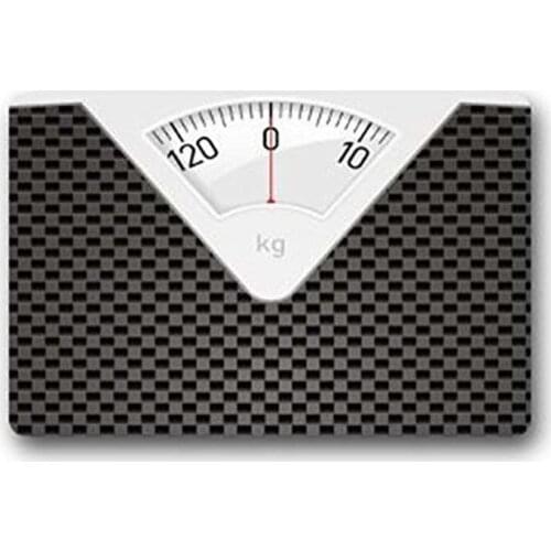 Funny Welcome Electronic Scales Top Fabric & Rubber Machine Washable Bathroom Welcome Mats Floor Mat Rug Carpets Indoor/Outdoor