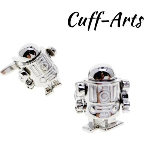 Cufflinks for Men Retro Robot Moving Arms and Legs Cufflinks Gifts for Men Gemelos Gemelli Spinki by Cuffarts C10437