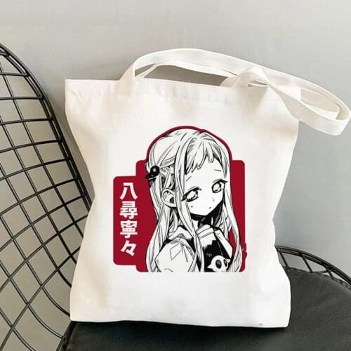 Toilet-bound Hanako-kun Anime Bags Designer Handbag Harajuku Gothpunk Shopper Canvas Bag Y2k Bag Large Capacity Womens Handbag