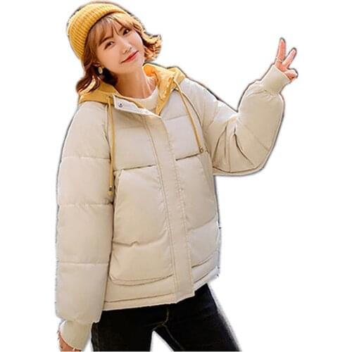 Plus size Parka Women Winter Coats 2019 new Cotton Casual Fur Hooded Jackets Women Thick Warm Winter Parkas Female Overcoat Coat