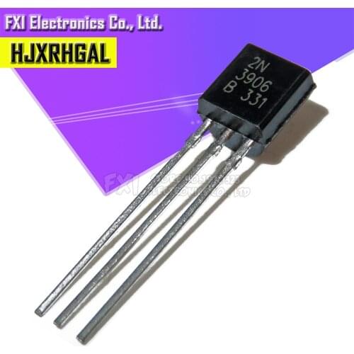 100PCS 2N3906 TO-92 TO92 0.2A 40V PNP Transistor new original