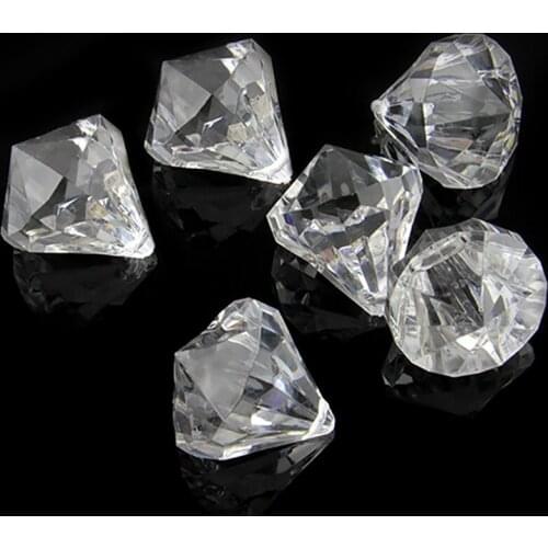 38*35mm Acrylic Diamond Paperweight 28pcs/Lot Clear Color Sun Catchers Pendant Parts Hanging On The Chandelier