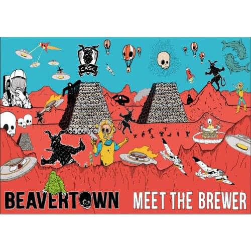 Beavertown Neck Oil IPA Beer Bar Metal Sign Retro Pub Plaque Man Cave Alcohol