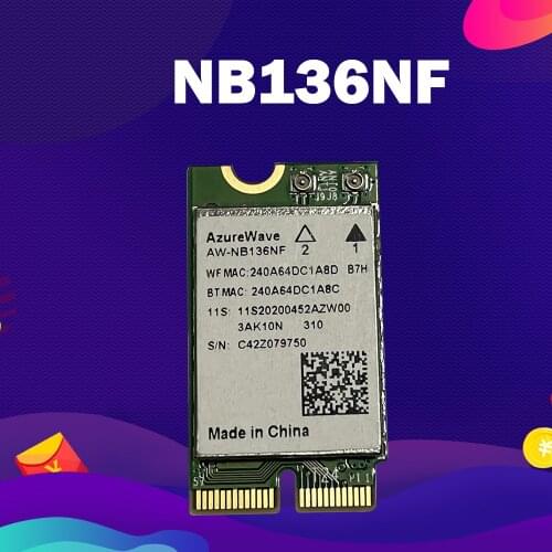 Wireless Card AzureWave AW-NB136NF WiFi 802.11n + Bluetooth 4.0 Wireless Card For Dell Acer