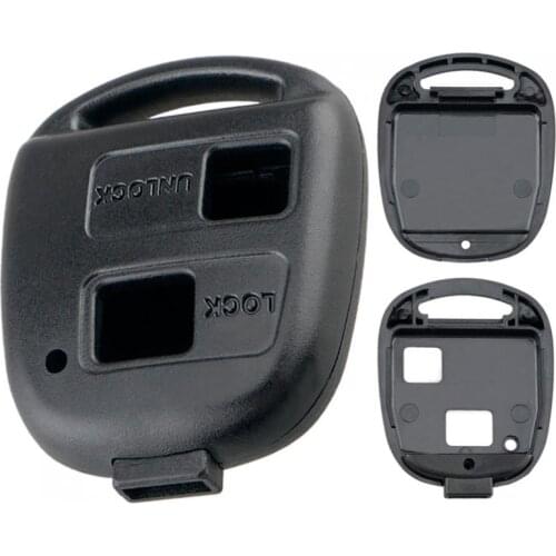 2 Buttons Remote Car Key Shell Case No Blade Fit for Toyota Corolla Land Cruiser YARIS CAMRY RAV4