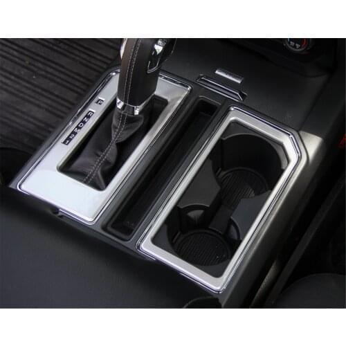 Gear Panel Decoration Frame Decal Cover Trim Sticker for Ford F150 2016+ Stylish Car Decorative Accessories Interior Decoration