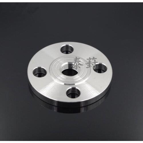 304 Stainless Steel PN10 Plated Flange Internal thread With Four Bolt Holes DN15 Flange
