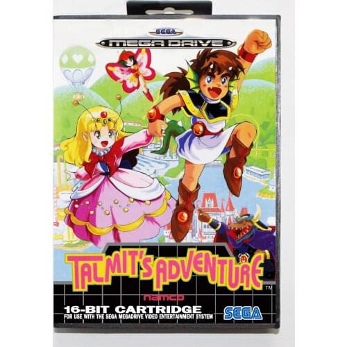 Talmits Adventure 16bit MD Game Card For Sega Mega Drive/ Genesis with Retail Box