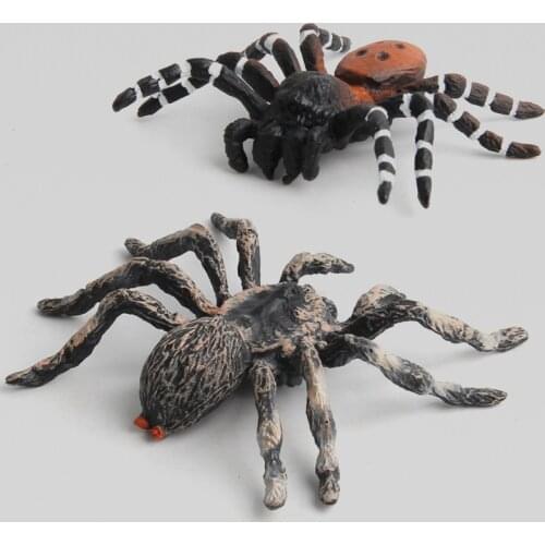Simulation Insect Animal Model Spider Toy Tricky Spoof Scary Toys Adult Kids Home Decor Mini Doll Figurine Gift Dropshipping