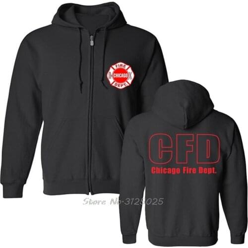New Chicago Fire Department Show Tv Show Duty Shirt Rescue Hoodie Men Fleece Sweatshirt Hoody Streetwear Funny Hoodies Harajuku