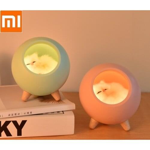 New Pet Cat House Night Light creative gift Bedroom bedside sleeping lamp USB charging LED atmosphere light