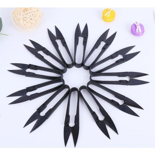 1 pcs U Shape Clippers Trimming Sewing Scissors Nippers Sewing Embroidery craft Scissors Tailor tijeras de costura mini scissors