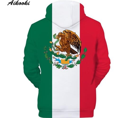 Personality Boys/girls Mexico Flag 3d Hoodies Patriotic Character Face 3D Printe Hooded Sweatshirts Spring/Autumn Mens Hoodie