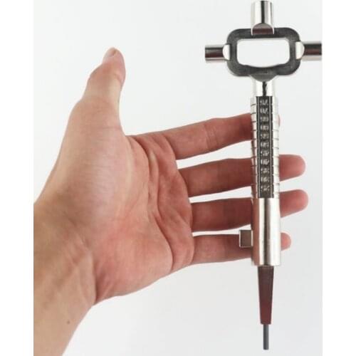 K1KA Locksmith Tool Opening a Door Following the Removal the Cylinder Multi Purpose Cylinder Gauge Stepped Spindle Pins