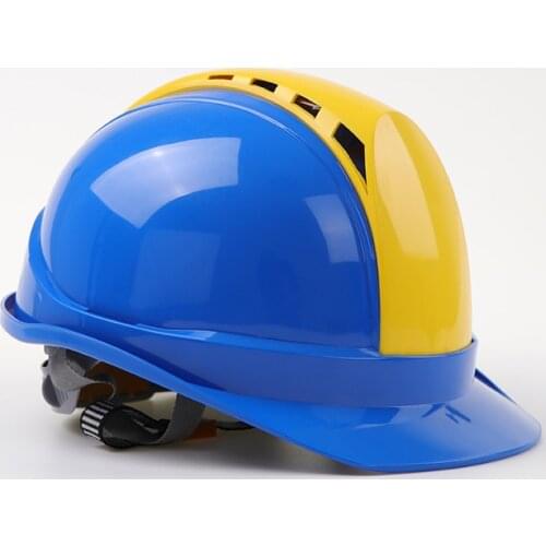 Safety Helmet Contrast Color Hard Hat Creative Protective Work cap High strength Breathable Construction Electrician Helmets