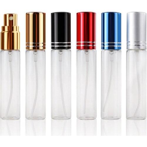 10ml Portable Refillable Perfume Bottle Cosmetic Container Empty Mini Spray Bottle Perfume Bottles Atomizer Container for Travel