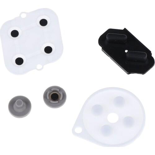 5pcs SNES Controller Gamepad Conductive Rubber Pads Button Pad Keypads Replacement For SNES