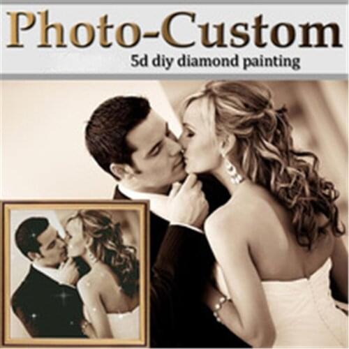 Diamond Painting Photo Custom Customization Private Custom 5D Full Square/Round Drill Pic Daimond Painting Cross Stitch