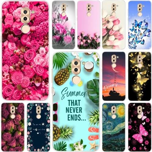 For Huawei Honor 6X Case Cover on Mate 9 Lite Soft Silicone Phone Case For Huawei Honor 6X 6 X Huawei GR5 2017 Funda Capa Bumper