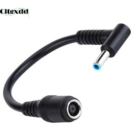 Cltgxdd 1PCS 7.4*5.0mm Female to 4.5*3.0mm Male DC Power Jack Connector For HP Dell Laptop Power Adapter Cable
