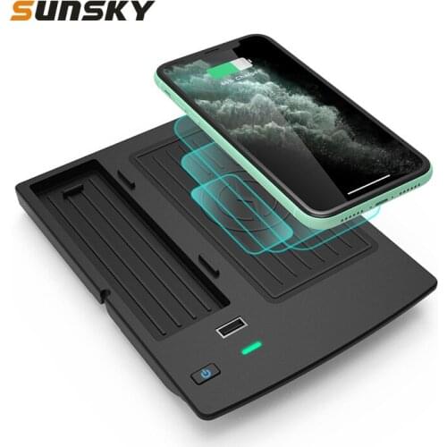 For Honda Accord 2018-2020 Car Charger Qi Standard Wireless Charger 10W Quick Charging Auto Wirelses Charger Left Driving