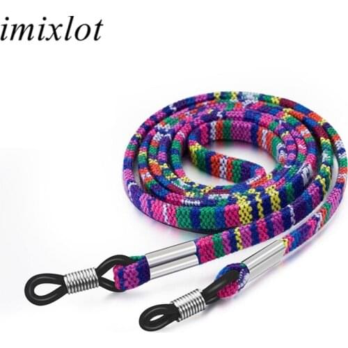 Imixlot Ethnic Style Colorful Eyeglasses Rope Unisex Fashion Eyewear Lanyard Strap Sports Spectacle Neck Cord Eyewear Accessorie