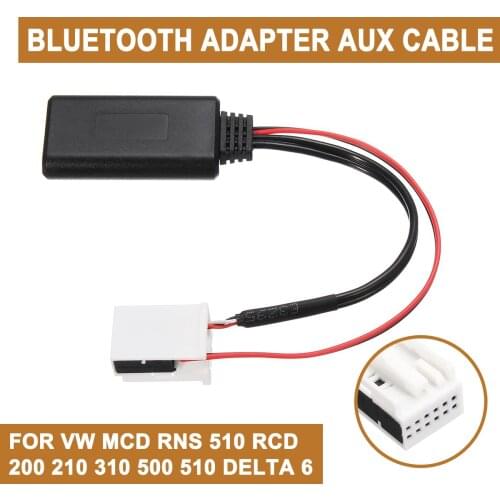 Bluetooth Audio Adapter Cable Car Electronics Accessories For VW MCD RNS 510 RCD 200 210 310 500 510 Delta 6