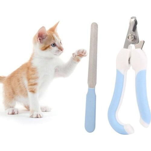Universal Sharp Pet Dog Nail Cutter Clipper Stainless Steel Cat Claw Fingernail Toenail Scissor Safe Pedicure Cleaning Tool