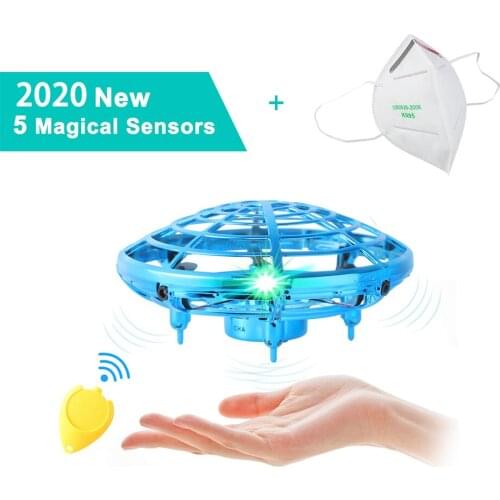 Mini Drone UFO RC Drone Helicopter Hand Operated Aircraft Quadrocopter Infrared Induction Upgrade RC Toy For Kids Adult Gifts