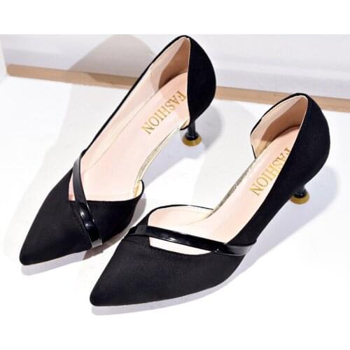 Fashion European American Sexy Womens Pumps Pointed High Heels Stiletto High Heel Elegant Female Single Shoes U14-33