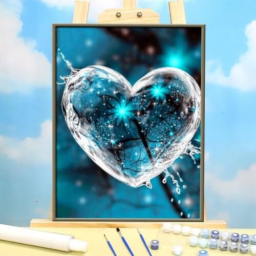 Landscape Tree Paint By Numbers Kit Acrylic Paints 40*50 Boards By Numbers New Design Adults Drawing