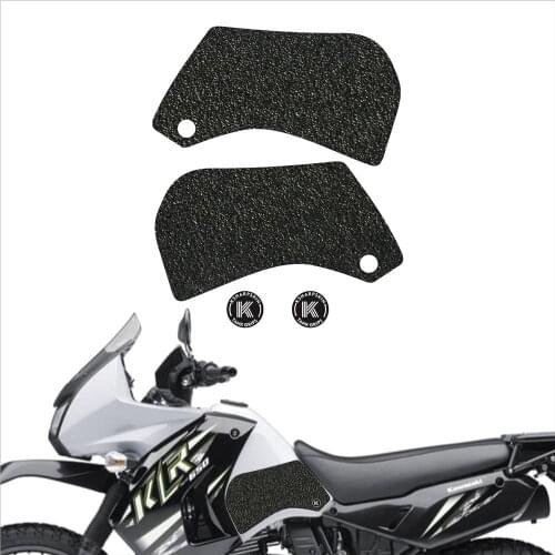 Motorcycle tank grip fuel tank traction pad side knee grip protector KSHARPSKIN for KAWASAKI 00-18 KLR 650 16-18 KLR 650 CAMO